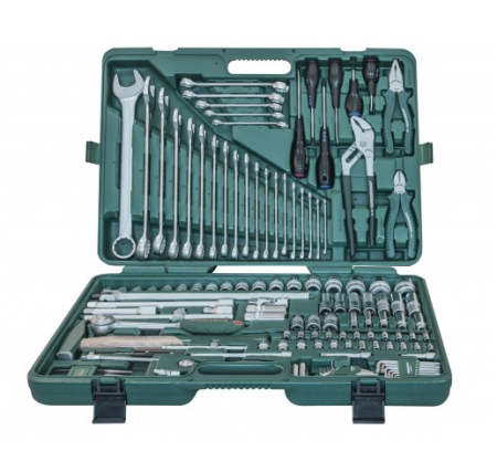 Набор инструмента универсальный 1/4", 1/2"DR, 128 предметов S04H524128S