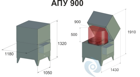 Автоматическая мойка для деталей АПУ-900