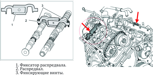 Фиксатор распредвала (PORSCHE Cayenne 4.5/4.8 AUDI Q7) JTC